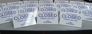 Woodbine Race  track  _ Register Notice Signs Rexdale 2993
